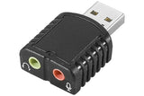 Mini carte son usb entree/sortie