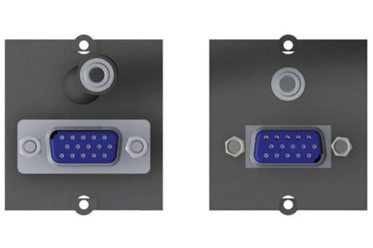 BACHMANN Plastron VGA + jack audio 3,5 mm