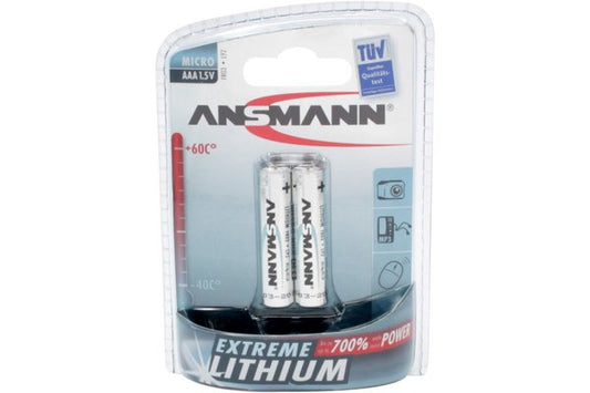 ANSMANN Piles lithium 5021013 FR03 / AAA blister de 2