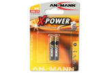 ANSMANN Piles alcalines 1510-0005 LR61 AAAA - blister de 2