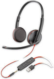 POLY Blackwire C3225 casque Bulk USB-A+Jack -2 écouteurs