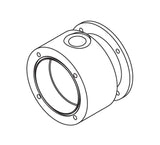 BOSCH PLATINE DE FIXATION AVEC PASSAGE DE CÂBLE MIC 400 NOIR/SABLE/ MIC-DCA-BD