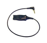 PLANTRONICS Cordon MO300 QD/jack 3,5 pour iPhone/Blackberry