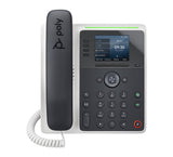 Poly Edge E220 Téléphone VoIP PoE 4 comptes SIP écran LCD 2.8" USB-C + BlueTooth