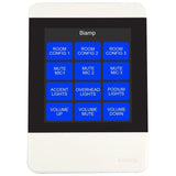 Biamp Apprimo TEC-X 2000 Blanc Platine de contrôle POE 12 boutons pour DSP Tesira