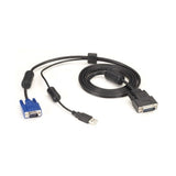 Black Box EHNSECURE2-0006 Câble KVM 1,8 m (Homologation TEMPEST)