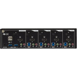 Black Box KV6224DPH commutateur écran, clavier et souris Noir