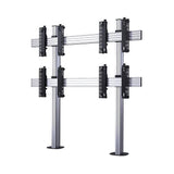 B-Tech SYSTEM X BT8372-2x2/BS 2 x 2 Système de montage universel à boulonner pour murs d'images avec micro-ajustement pour écrans 46-60pouces