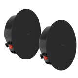 Biamp C-IC6LP-B Paire d'enceintes passives pour conférence, connectique classique et RJ45 pour raccordement sur kits de conférence Biamp (TCM-XA...), slim noir