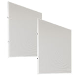 Biamp DC220T paire d'enceintes carrée pour intégration dans dalle de plafond, HP 6.5" full range, 10W en 100V