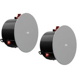 Biamp Desono DX-IC6-W Paire d'enceintes avec backcan, 6,5''+compression 60W en 100V, grille magnétique à bord fin