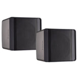 Biamp Desono KUBO3-BL Paire d'enceintes compactes avec HP 3"