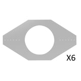 Biamp Desono SPA-NC300 Pack de 6 supports de construction pour DX-IC4 et DX-IC4LP