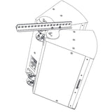Biamp Community HSB-BFR22B Set d'assemblage pour 2 enceintes (IP-1122 / 52), noir