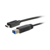 C2G Câble USB 3.1 Gen 1 Type C vers USB B 3m (Noir)