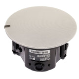 Cloud Electronics CS-C4HW Enceinte pour env humides, 4’’ + tweeter, 20W 100V, grille bord fin, blanc