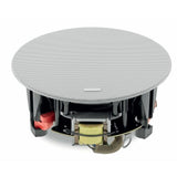 Focal 100 ICW6T-WH Enceinte coaxiale, HP 16.5cm, tweeter à dôme inversé, grille à bord fin, 30W en 100V