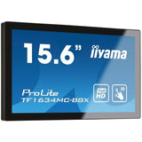 iiyama ProLite TF1634MC-B8X écran plat de PC 39,6 cm (15.6") 1920 x 1080 pixels Full HD LED Écran tactile Multi-utilisateur Noir