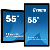 iiyama ProLite TF5539UHSC-B1AG écran plat de PC 139,7 cm (55") 3840 x 2160 pixels 4K Ultra HD LED Écran tactile Multi-utilisateur Noir
