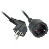 LINDY 5m Schuko Extension Cable Colour: Black