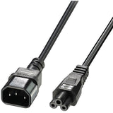 LINDY IEC C14 to C5 Ext Cable IEC C14 to C5 Cloverleaf 3m
