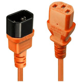 LINDY 2m IEC Extension Lead Orange