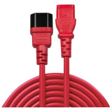 LINDY 2m IEC Extension Lead Red
