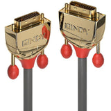 LINDY 5m DVI-D Dual Link Cable Gold Line Digital Dual Link Connector 24+1
