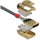 LINDY Gold DisplayPort Cable 1m DP Male to DP Male