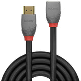 LINDY 0.5m HDMI Extension Cable Anthra Line