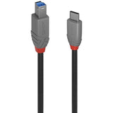 LINDY 2m USB 3.2 Type C to B Cable Anthra Line