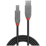 LINDY Câble USB 2.0 type A vers B Anthra Line 10m