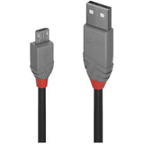 LINDY Câble USB 2.0 type A vers Micro-B Anthra Line 2m