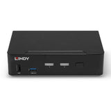 LINDY 2 Port KVM Switch DisplayPort 1.4 Switch between 2 DP equipped PCs from one keyboard mouse and monitor