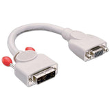 LINDY DVI-I-Adapter DVI-A male to VGA female Short Cable around 20cm