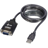 LINDY USB RS232 Converter w/ COM Port Retention RS-232 Port Transfer Rate up to 230kBit/s Chipset: FTDI