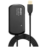 LINDY Rallonge active USB 2.0 Pro avec Hub 4 ports 8m