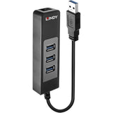 Lindy - Convertisseur Hub USB 3.0 & Ethernet Gigabit