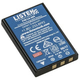 Listen LA-365 Batterie Li-ion rechargeable de rechange pour émetteurs / récepteurs ListenTalk