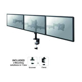 NEOMOUNTS NM-D135D3BLACK Support décran à fixer 10-27p