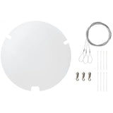 Shure A900W-R-GM Kit de montage par suspension Gripple avec cache pour MXA920W-R, blanc