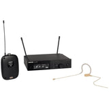 Shure SLXD14E / 153T-K59 Système comprenant 1 récepteur SLXD4, 1 émetteur SLXD1 avec micro tour d’oreille MX153T (606-650 MHz)