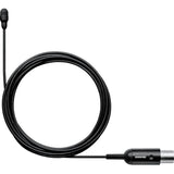 Shure TL46B / O-MTQG Microphone cravate TwinPlex omnidirectionnel, câble de 1,6mm, haute sensibilité, connecteur MTQG / TA4F, coloris noir