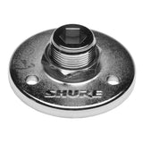Shure A12 Base de microphone ronde en métal, 5/8-27 couleur argent mat