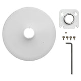 Shure A901W-R-PM-1.5IN Kit de montage pour potence NTP ou tige filetée 1.5" pour MXA901, blanc