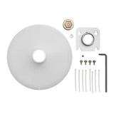 Shure A901W-R-PM-3 / 8IN Kit de montage pour potence NTP ou tige filetée 3 / 8 IN pour MXA901, blanc