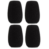 Shure ACVG4WS-B Pack de 4 bonnettes en mousse pour micro CVG Centraverse, noir