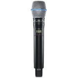 Shure ADX2 / B87C=-G56 Émetteur numérique à main, capsule BETA87C, série Axient Digital G56 (470-636 MHz), avec ShowLink®