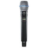 Shure ADX2FD / B87A=-G56 Émetteur numérique à main, capsule BETA87A, série Axient Digital G56 (470-636 MHz), avec ShowLink® et Frequency Diversity