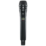 Shure ADX2 / K8B=-G56 Émetteur numérique à main, capsule KSM8 noir, série Axient Digital G56 (470-636 MHz), avec ShowLink®